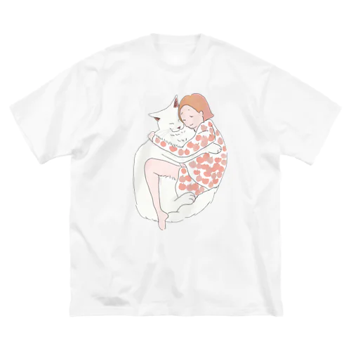 みんなの夢 がかなう  (白地系対策完了) ビッグシルエットTシャツ