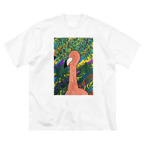 フラミンゴ Big T-Shirt