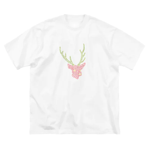 DeeR × strawberry ビッグシルエットTシャツ