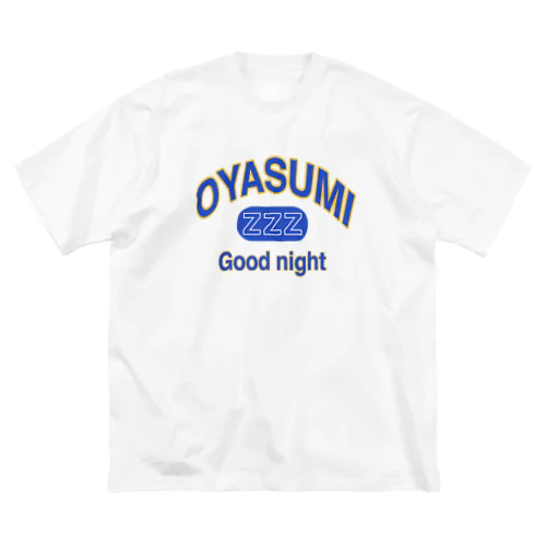 OYASUMIカレッジロゴ ビッグシルエットTシャツ