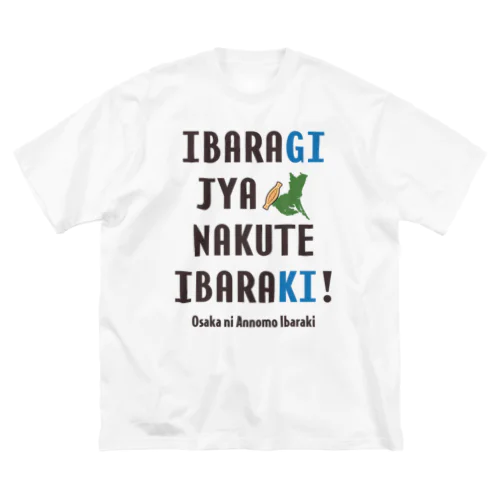 イバラギ じゃなくて イバラキ！！！ ビッグシルエットTシャツ