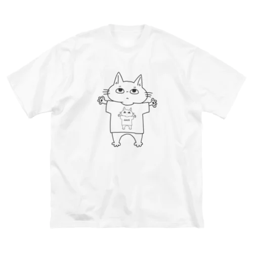 ニャンコTにゃんこTにゃんこ ビッグシルエットTシャツ