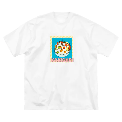 かき氷 ビッグシルエットTシャツ