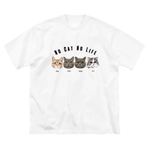 cha & hide & yasu &sie ビッグシルエットTシャツ