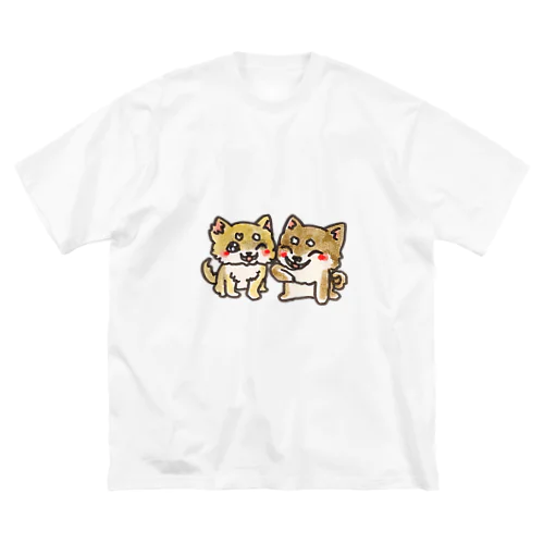 なかよし柴犬くん ビッグシルエットTシャツ