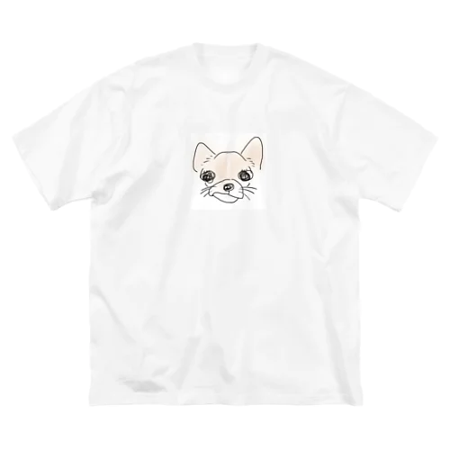 口の寝ぐせチワワ ビッグシルエットTシャツ