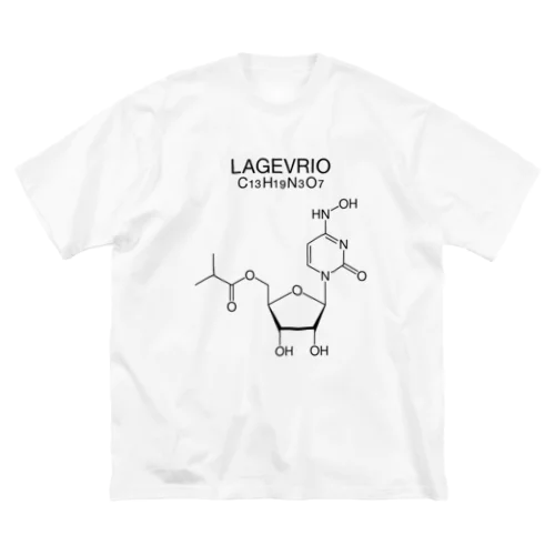 LAGEVRIO C13H19N3O7-ラゲブリオ-(Molnupiravir-モルヌピラビル-) ビッグシルエットTシャツ