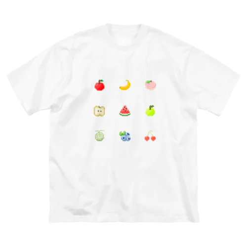 16×16のドット絵フルーツ Big T-Shirt