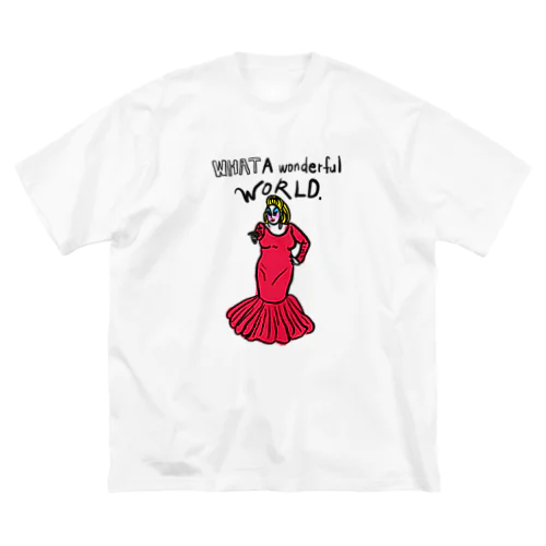 What a wonderful world. ビッグシルエットTシャツ