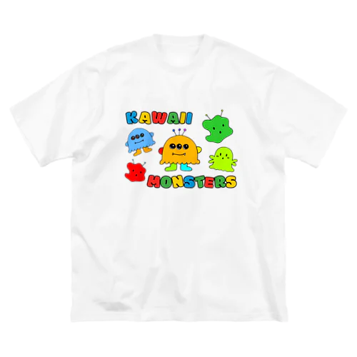 Kawaii Monsters | カラフルポップロゴ ver. Big T-Shirt