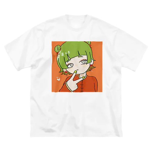 あかとみどり ビッグシルエットTシャツ