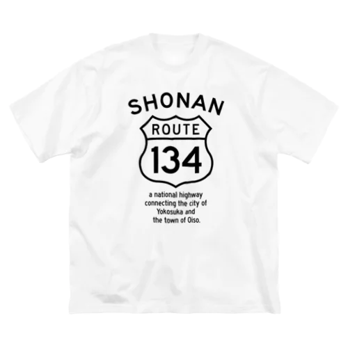 R134_No.001_03_BK ビッグシルエットTシャツ