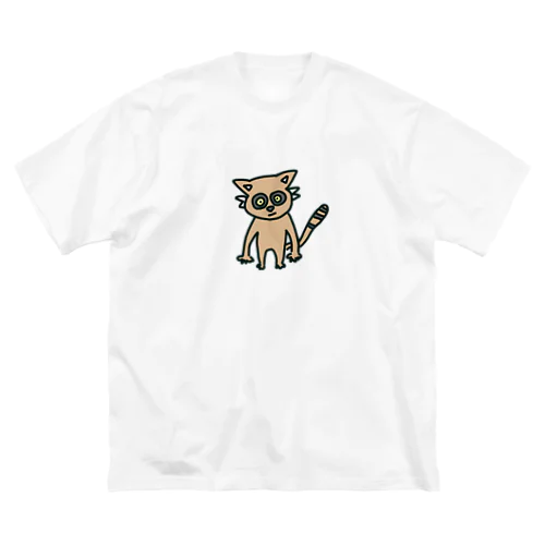 画伯+α ワオキツネザル ビッグシルエットTシャツ