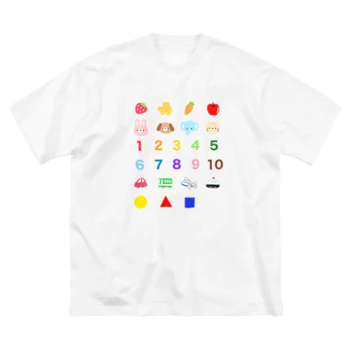 「これなーんだ？」幼児が学べるTシャツ♪ ビッグシルエットTシャツ