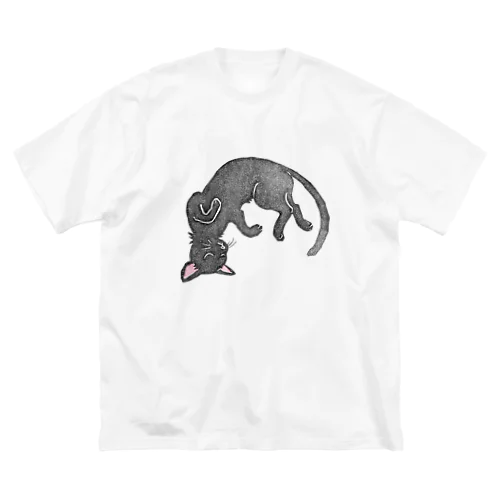 クロネコごろり ビッグシルエットTシャツ