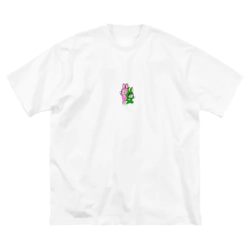 めこしゃけ うさぎver. ビッグシルエットTシャツ