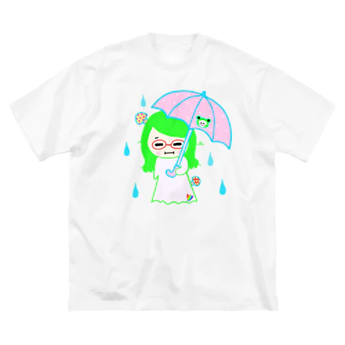 雨女Tシャツ ビッグシルエットTシャツ