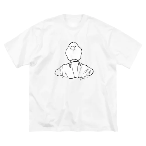 クロワッサンと文鳥 Big T-Shirt