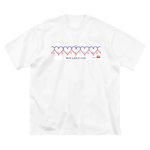 Math is full of LOVE. ビッグシルエットTシャツ