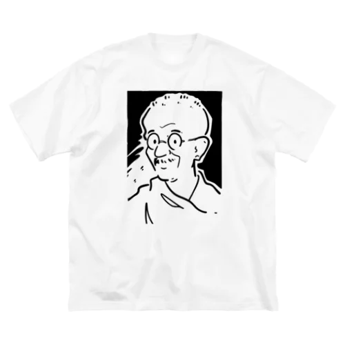 マハトマ・ガンディー(Mahatma Gandhi) Big T-Shirt