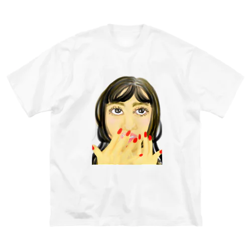 パチパチ女子 ビッグシルエットTシャツ