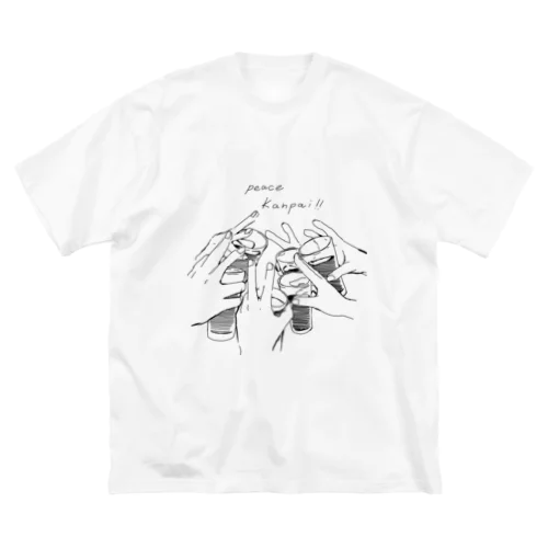 出前館創業者花蜜幸伸さんのPEACEKANPAI！プロジェクト Big T-Shirt