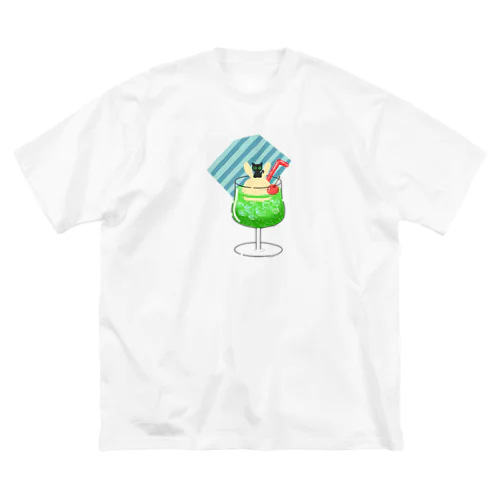 シュワシュワ　ウエネコさん Big T-Shirt