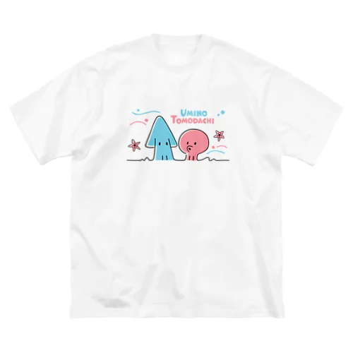 海の友達（イカとタコ） Big T-Shirt