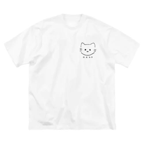 ねこ Big T-Shirt