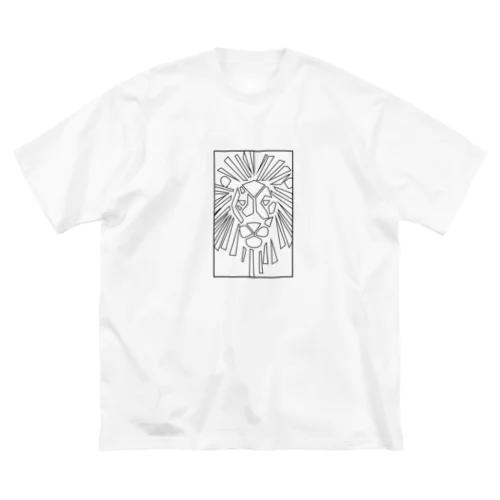 ライオンの線画マーク Big T-Shirt