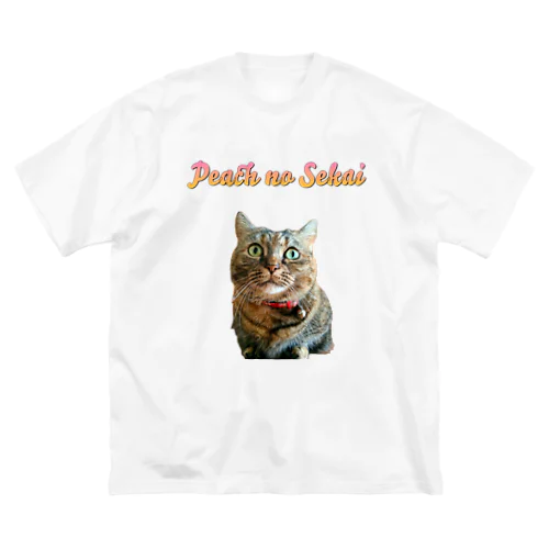 ぴーちのせかいTシャツ PeachMango ビッグシルエットTシャツ