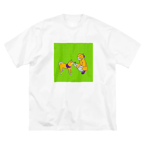 柴犬ポップライフ_4 Big T-Shirt