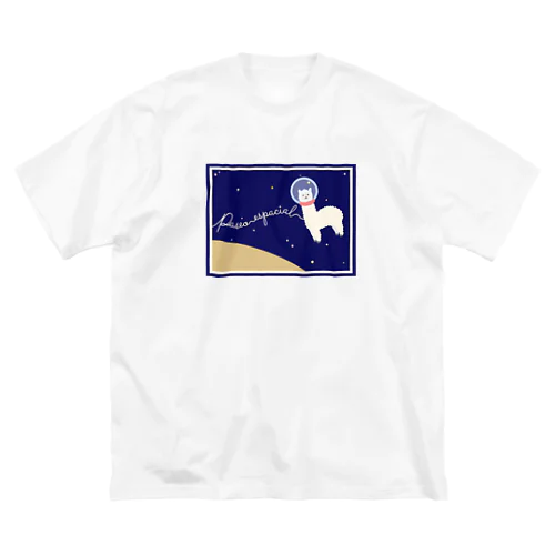 アルパカ 宇宙遊泳-スペイン語- Big T-Shirt