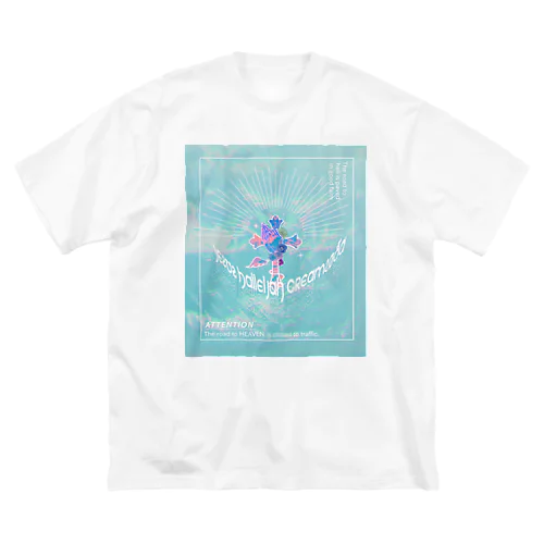 祝福のクリームソーダ ビッグシルエットTシャツ