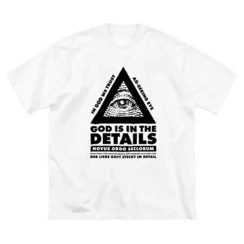 God is in the detail ビッグシルエットTシャツ