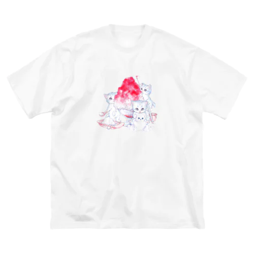 かき氷大好き ビッグシルエットTシャツ