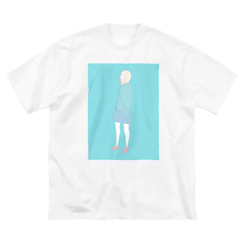 エモい女の子Tシャツ ビッグシルエットTシャツ