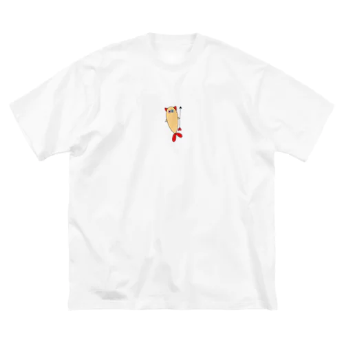 shrimp cat ビッグシルエットTシャツ