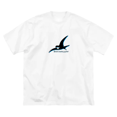 Bar swallowロゴ ビッグシルエットTシャツ