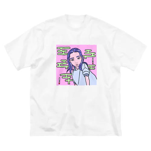 ニコチュTシャツ 루즈핏 티셔츠