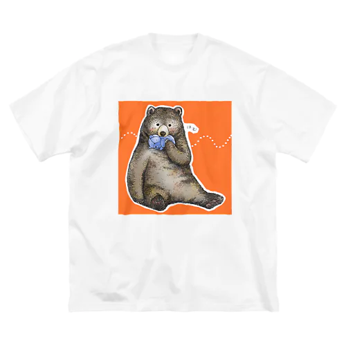 野生の獣と布のけもの ビッグシルエットTシャツ