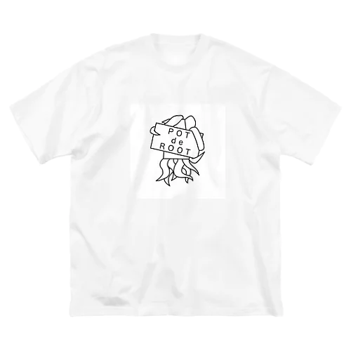 ぽっと・DE・ルートロゴプリント Big T-Shirt