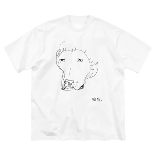 しらっＴ（瞬膜）フロント ビッグシルエットTシャツ