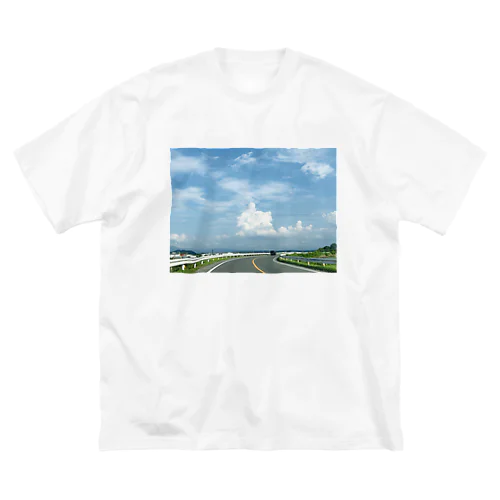 もくもくした雲 ビッグシルエットTシャツ