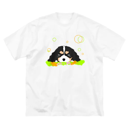 キャバリアトライカラー癒し犬 Big T-Shirt