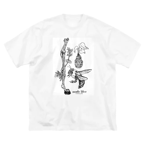 Kumanbachi , Bone of house & Spring plants ビッグシルエットTシャツ