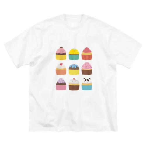 誘惑カップケーキ ビッグシルエットTシャツ