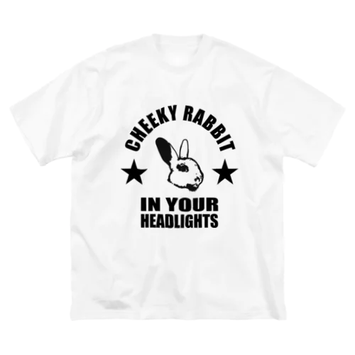CR015_CheekyRabbit_headlights ビッグシルエットTシャツ