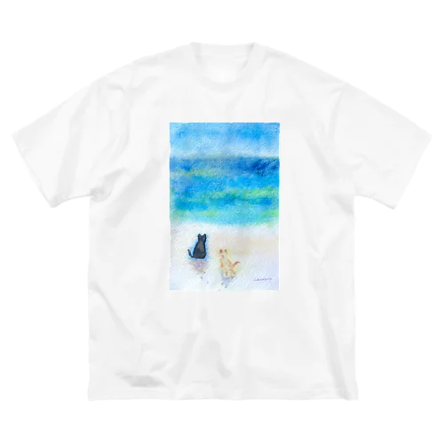 うみにゃー ビッグシルエットTシャツ