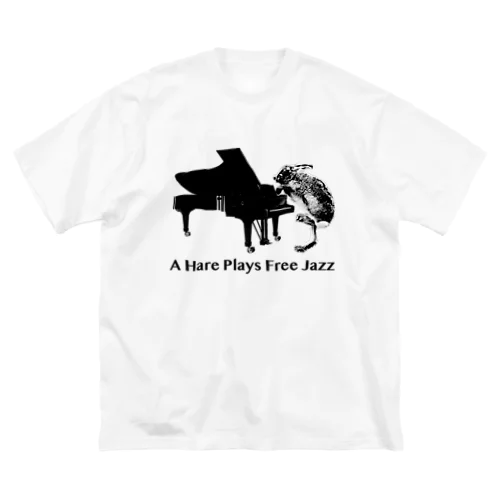 A Hare Plays Free Jazz ビッグシルエットTシャツ